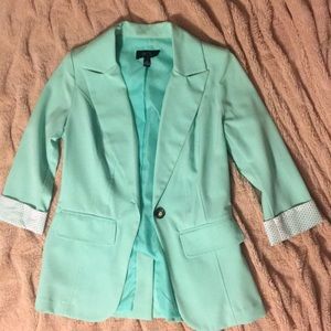 Teal blazer